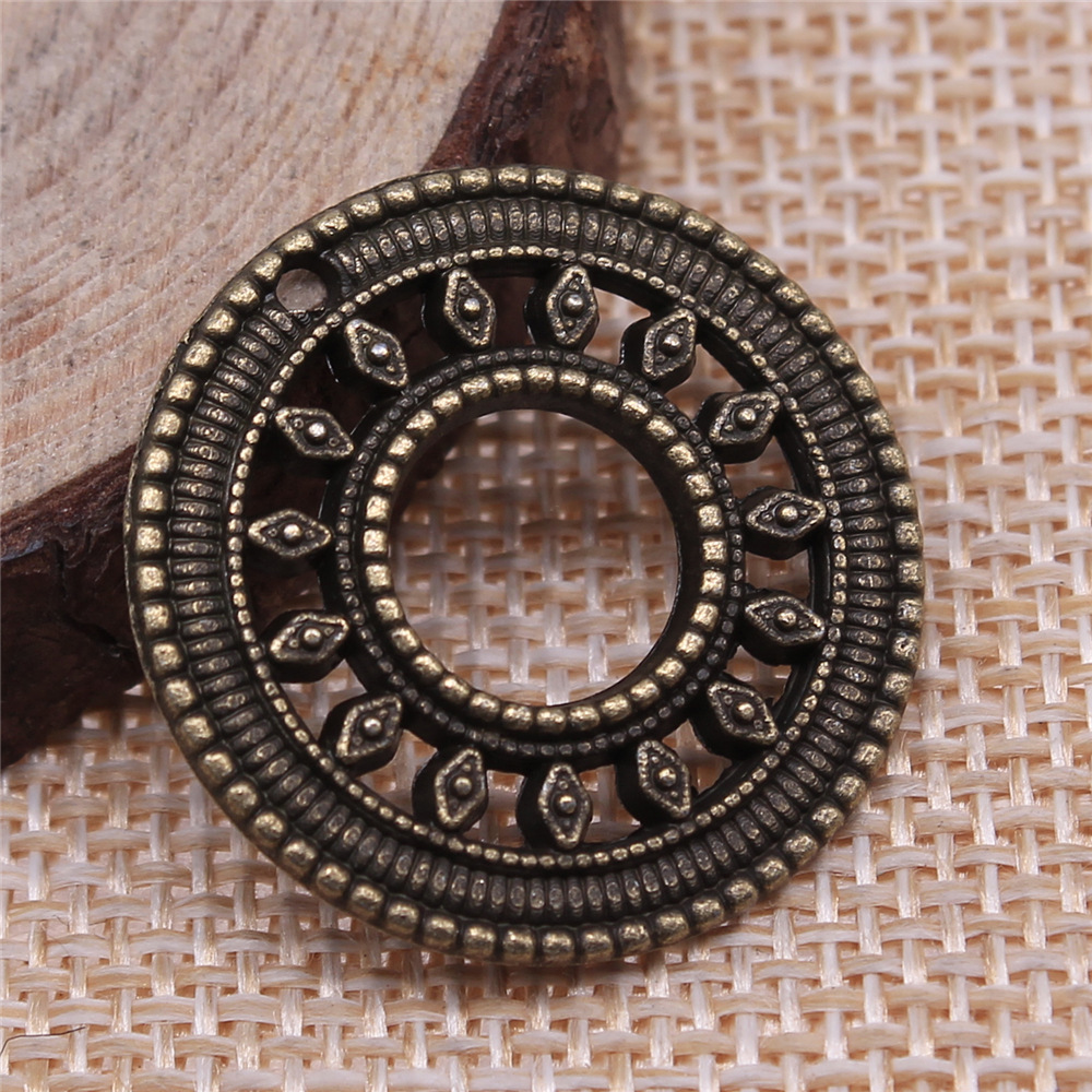 Vintage Fashion Stores - 10pcs 26x26mm(1.02x1.02inch) 2 색상 앤티크 브론즈