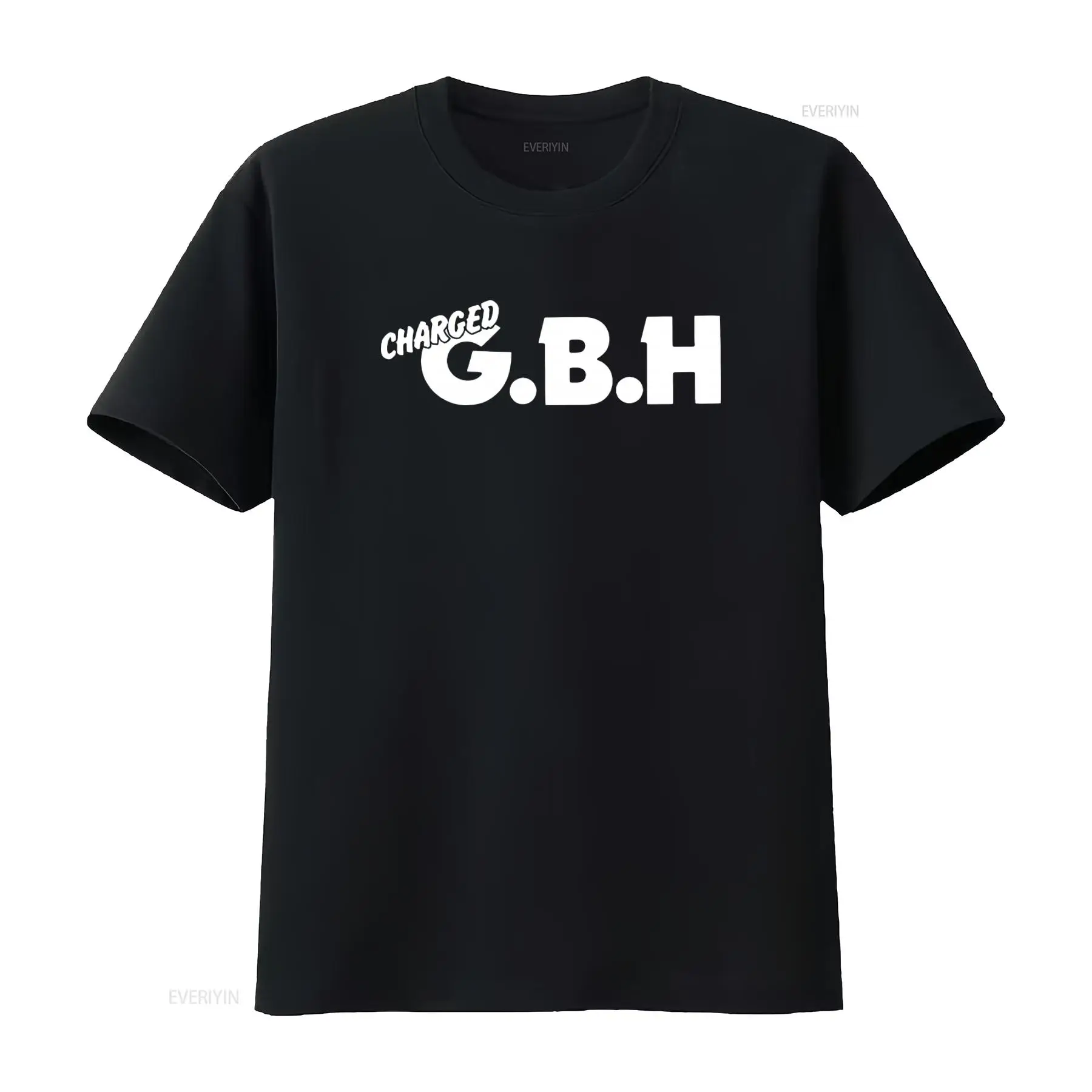 Vintage Fashion Jersey - GBH 펑크 록 차지드 티셔츠 뮤직