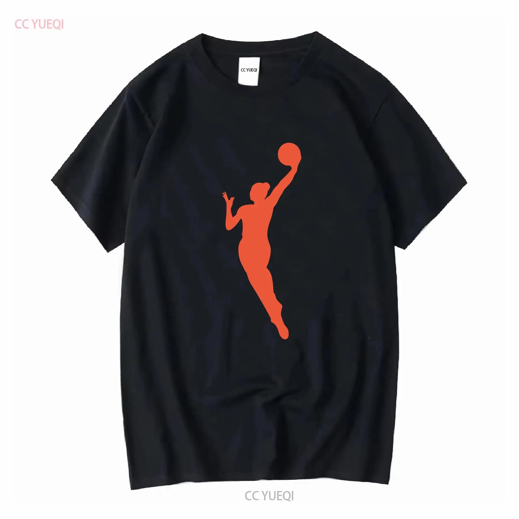 Vintage Fashion Jersey - 헤비 코튼 티셔츠 WNBA 오렌지 플레이어