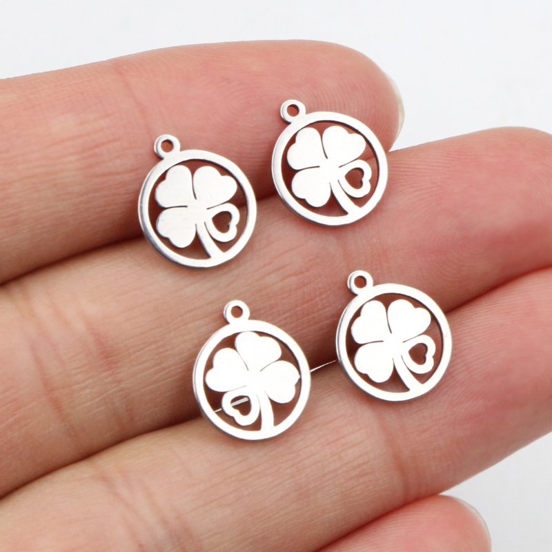 Vintage Fashion Stores - 30pcs 12x10mm 매력 316 스테인레스 스틸