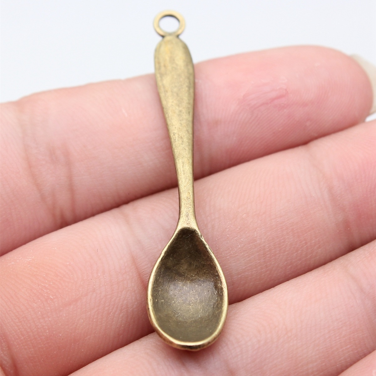 Vintage Fashion Stores - 10pcs 54x11mm 5 색 스푼 참