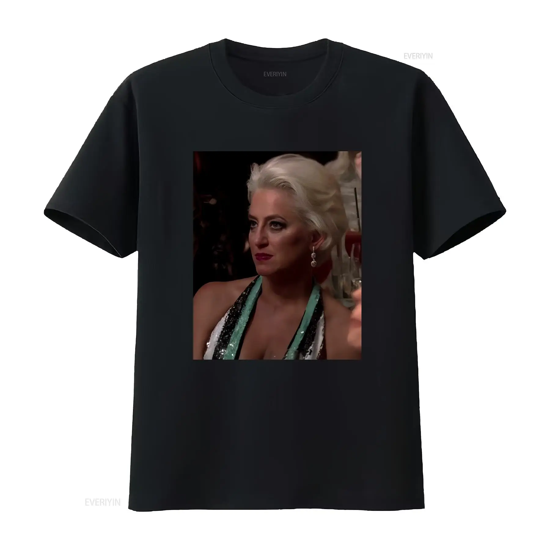 Vintage Fashion York - 패션 티셔츠 Dorinda Medley Angry Face