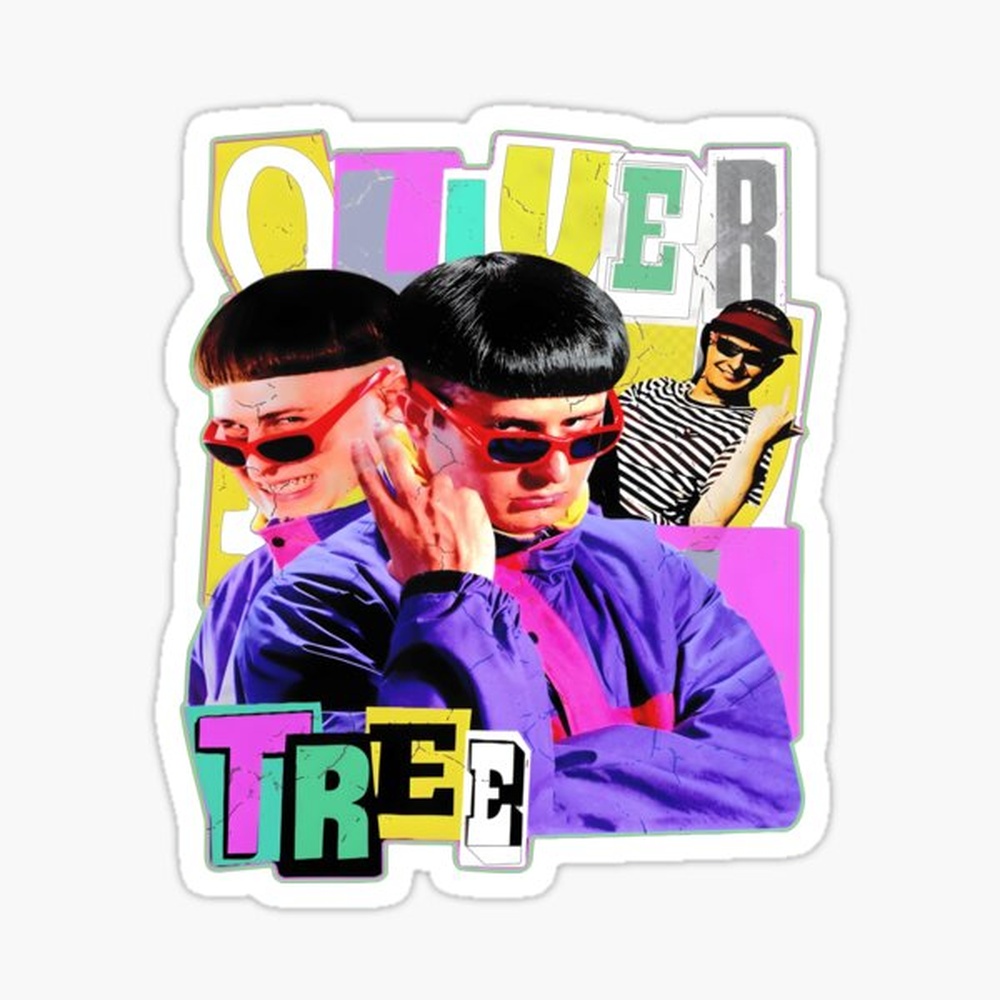 Vintage Fashion Art - 올리버 트리 빈티지 그런지 콜라주 얼터너티브