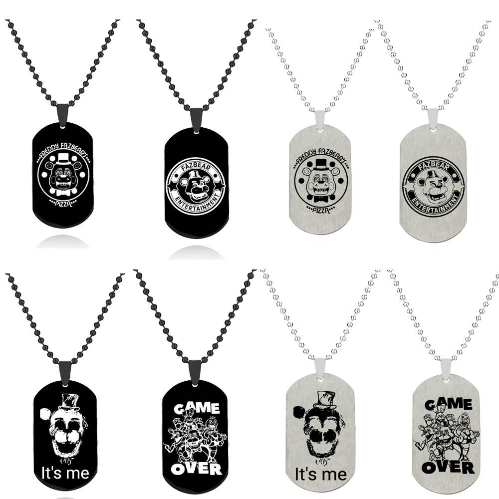 Vintage Fashion Tags - 애니메이션 게임 피규어 프레디 스테인레스 스틸