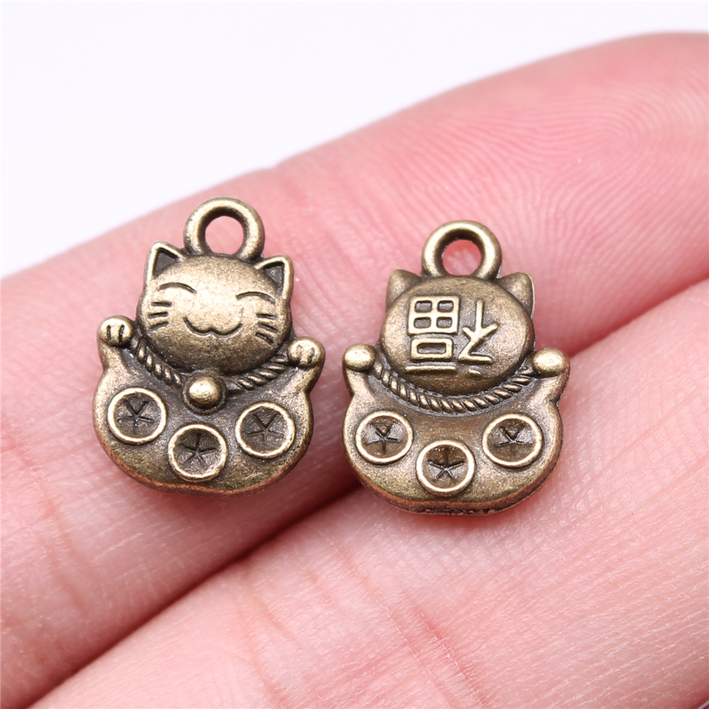 Vintage Fashion Stores - 10pcs 15x11mm 3 색 골동품 실버
