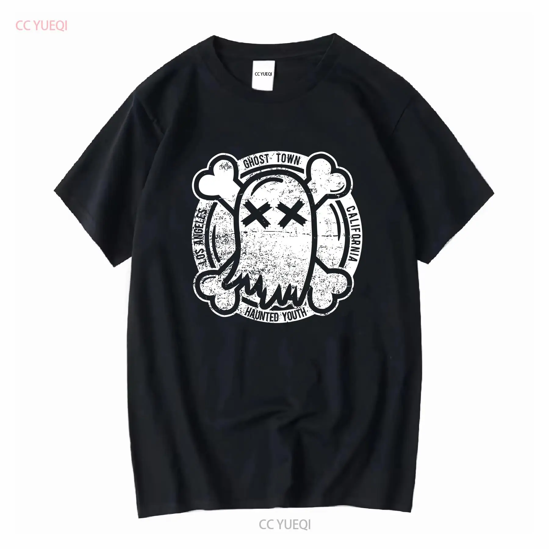 Vintage Fashion Newtown - Ghost Town HAUNTED YOUTH 밴드 T