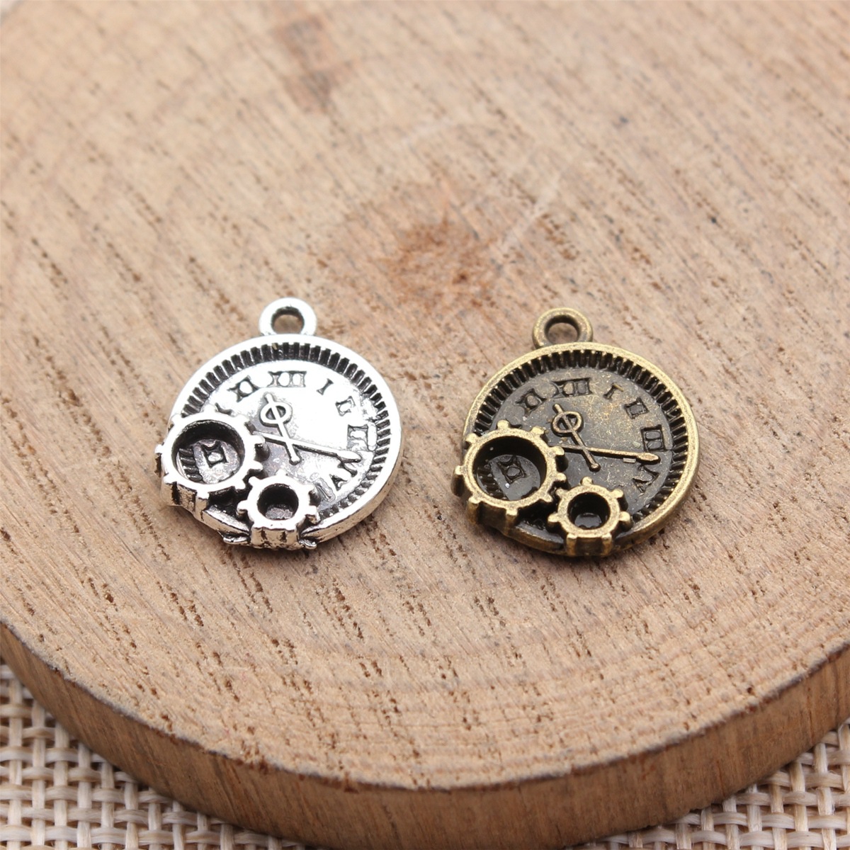 WYSIWYG 10pcs 16x14mm 2 색 골동품  - Vintage Fashion Stores 리뷰 및 가격