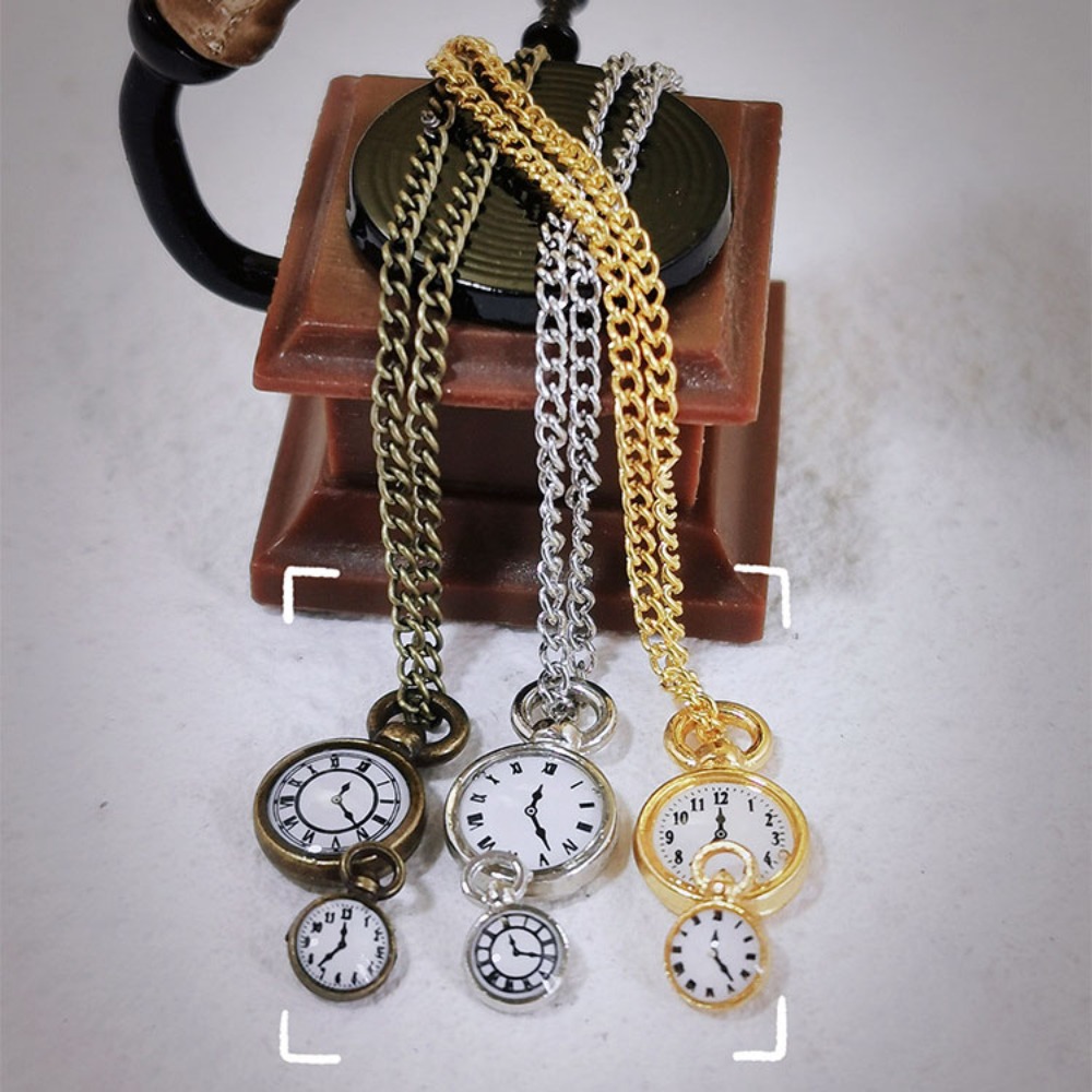 빈티지 목걸이 시계 인형 집 시뮬레이션 포켓 시계 시뮬 - Vintage Fashion Toys 리뷰 및 가격