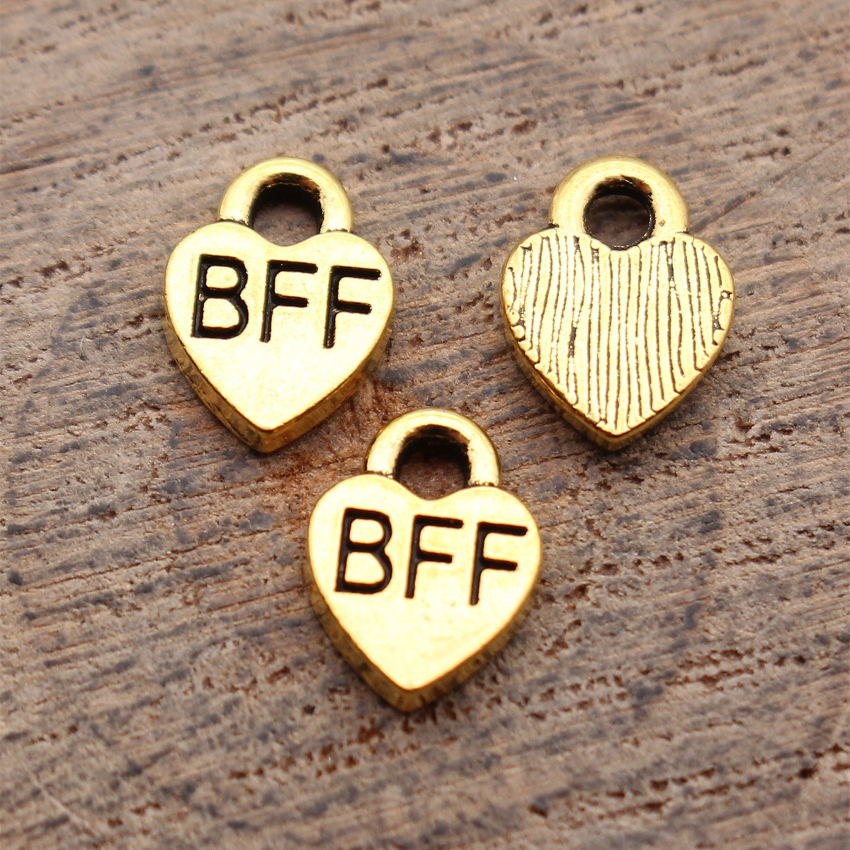 40pcs 9.3x7mm 앤티크 골드 컬러 Bff Be - Vintage Fashion Stores 리뷰 및 가격