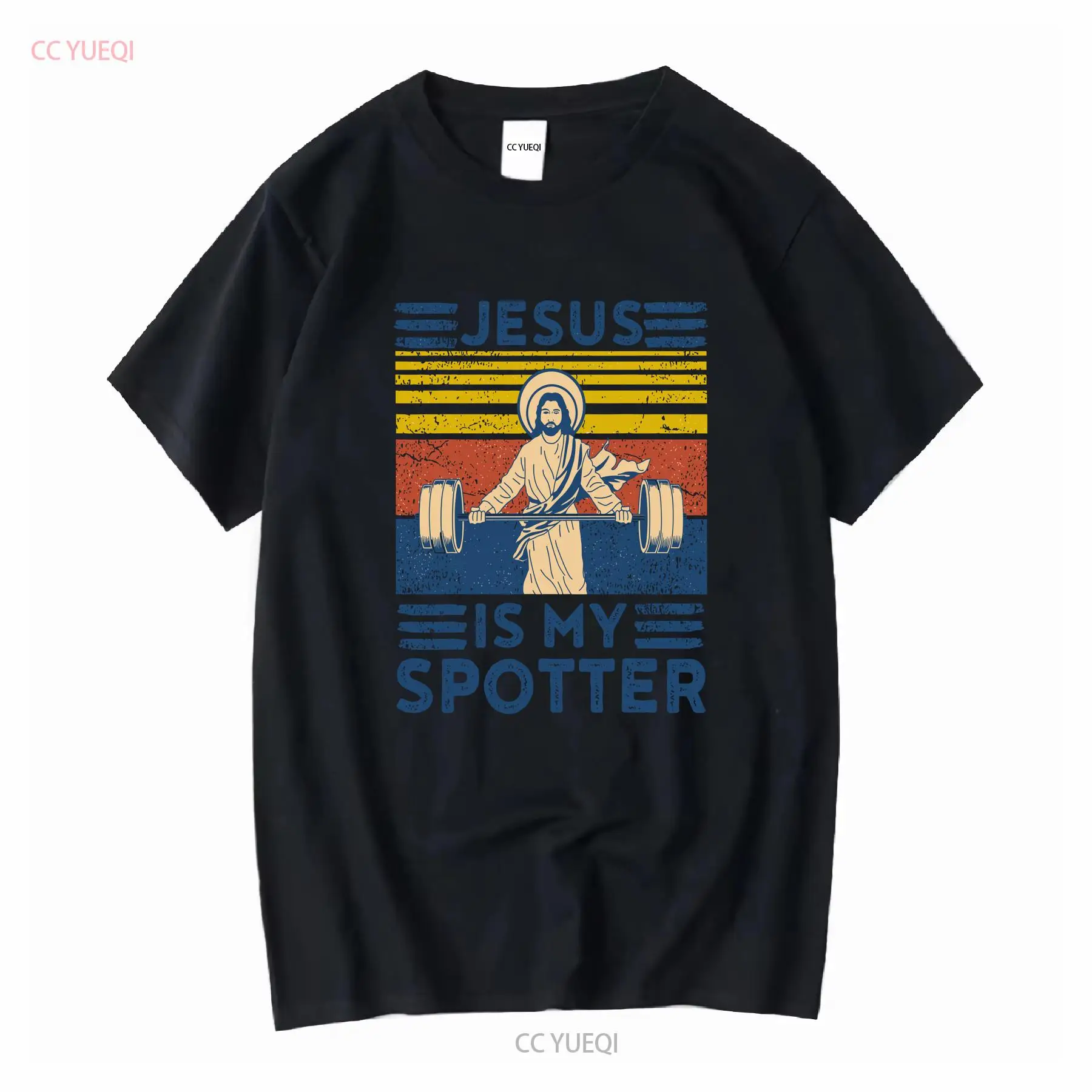 희귀한 새로운 재미 있은 체육관 T 셔츠 예수는 내 S - Vintage Fashion Jersey 리뷰 및 가격