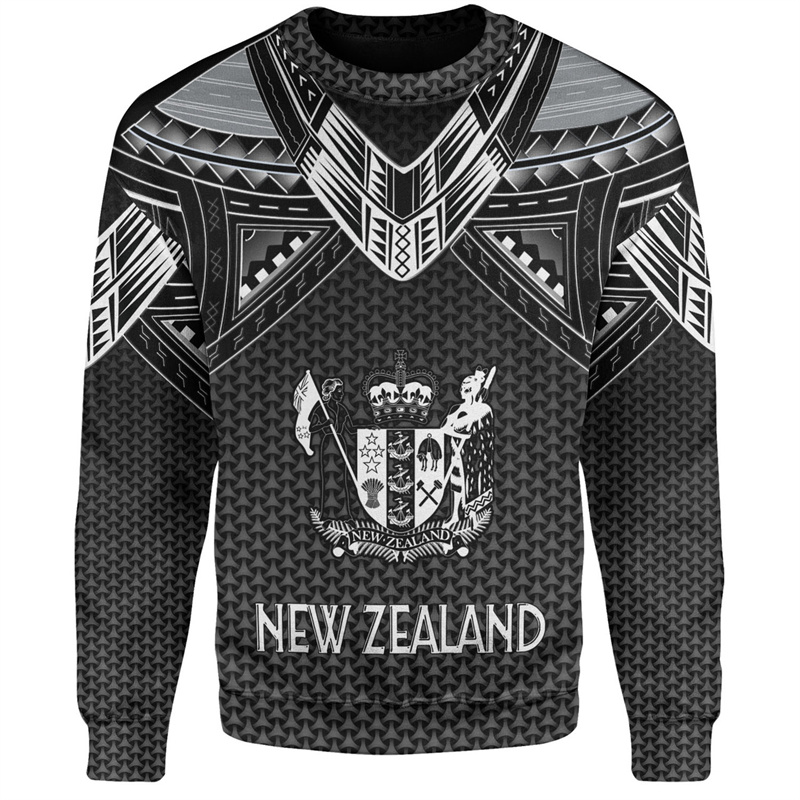 빈티지 3D 마오리 프린트 스웨트 셔츠, NZ 안작 데 - Vintage Fashion Nz 리뷰 및 가격