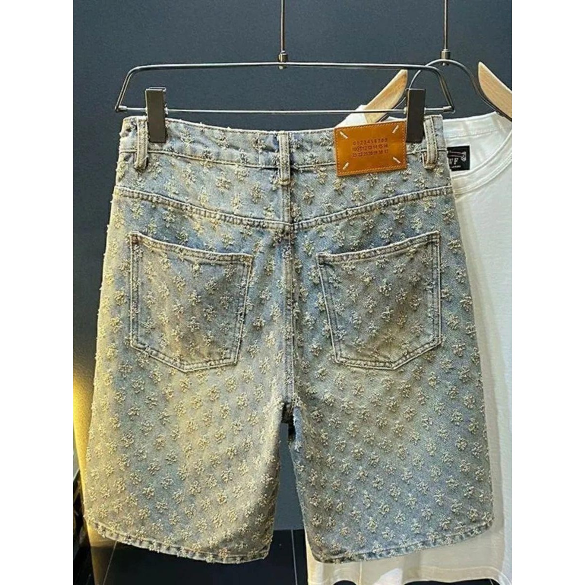 여름 하이 스트리트 데님 반바지 남성 캐주얼 청반바지  - Vintage Fashion Jeans 리뷰 및 가격