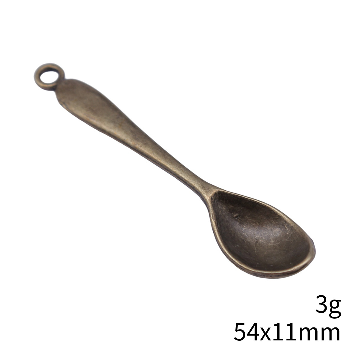 10pcs 54x11mm 5 색 스푼 참 테이블 스푼  - Vintage Fashion Stores 리뷰 및 가격