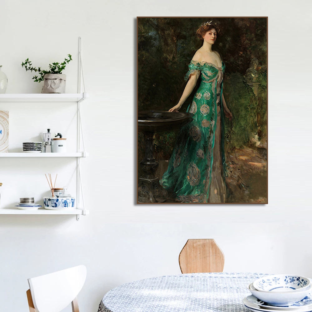 르네상스 여성 초상화 포스터 빈티지 빅토리아풍 여성 흡 - Vintage Fashion Art 리뷰 및 가격