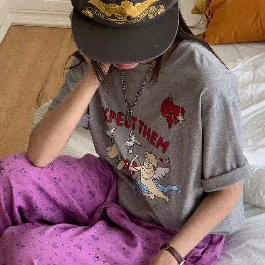 레트로 아메리칸 자수 헤비웨이트 소프트 탑 플랫 브림  - Vintage Fashion Hats 리뷰 및 가격