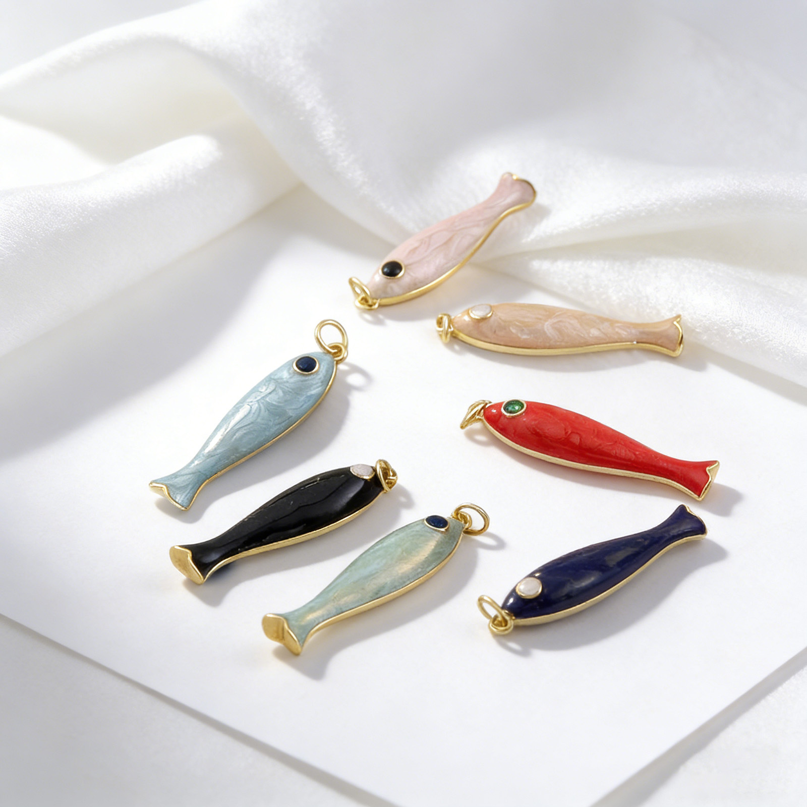 1PC 다채로운 색상의 구리 빈티지 슬림 롱 피쉬 미니 - Vintage Fashion Stores 리뷰 및 가격