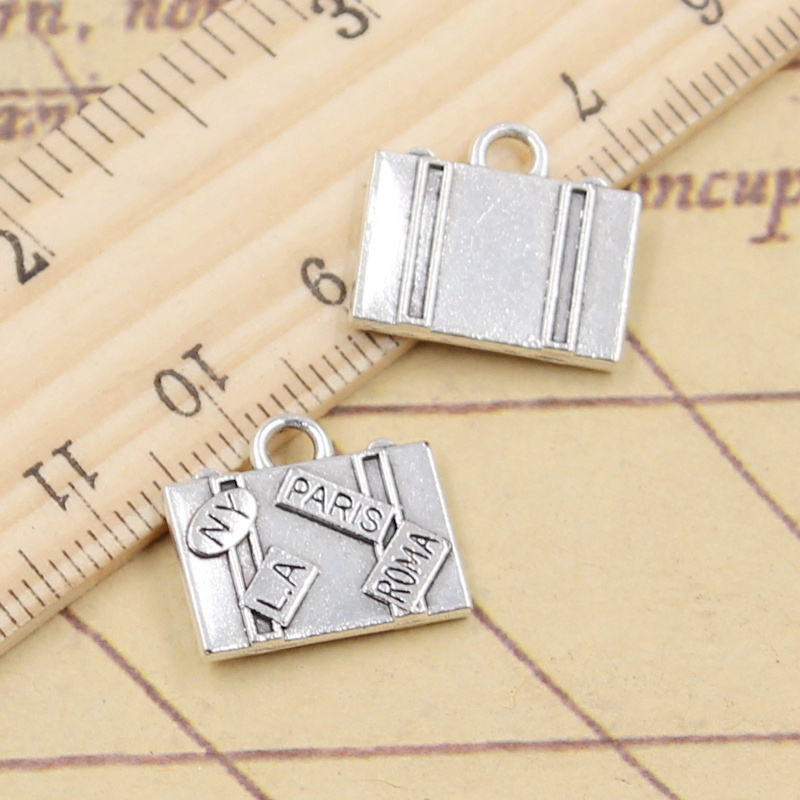10pcs 매력 여행 가방 뉴욕 파리 로마 라 15x1 - Vintage Fashion York 리뷰 및 가격