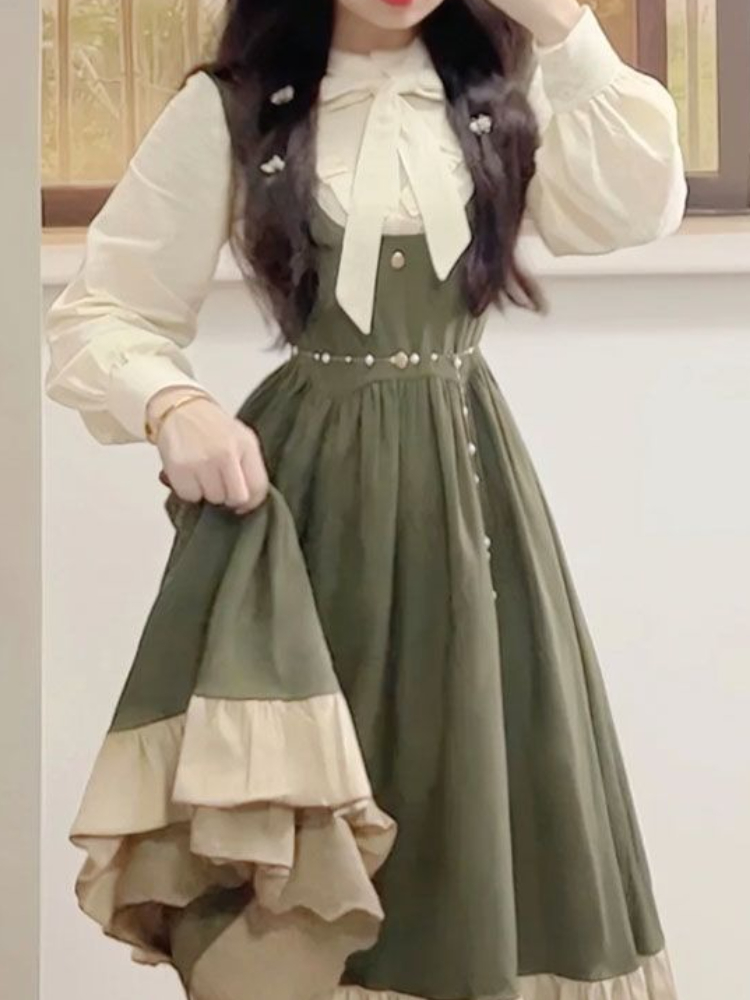 2025 신상 일본 한국 귀여운 프레피 로리타 디자인  - Vintage Fashion In 2025 리뷰 및 가격